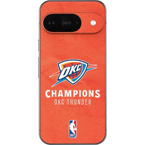 2025 NBA Champions Oklahoma City Thunder Google Pixel 9 Skin